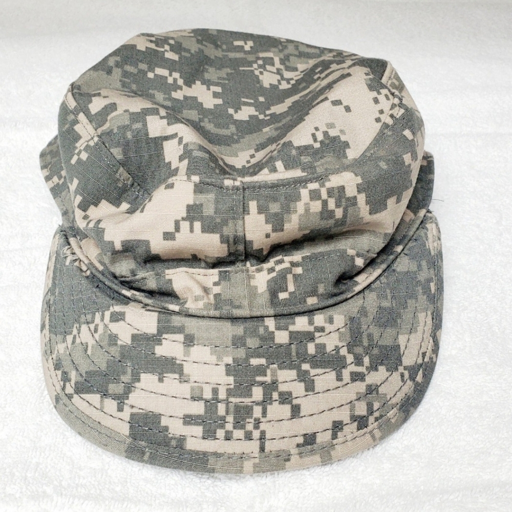 US Army Tactical Military Patrol Cap Size 7 1/8 Military Camo Hat